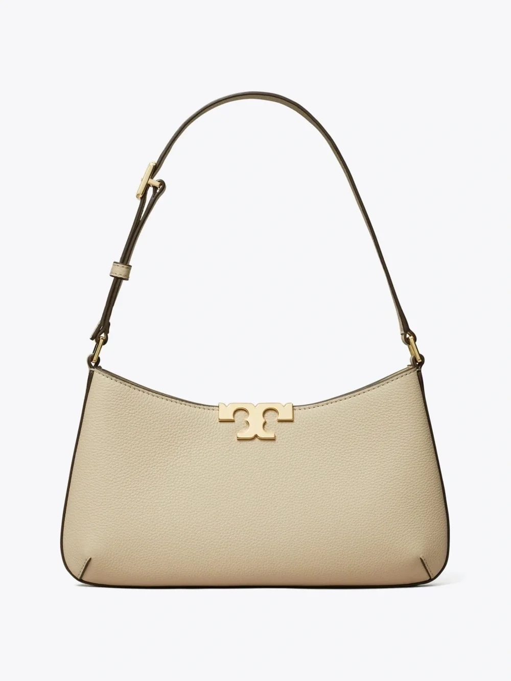TORY BURCH Eleanor Soft Slim Shoulder Bag in Light Stone